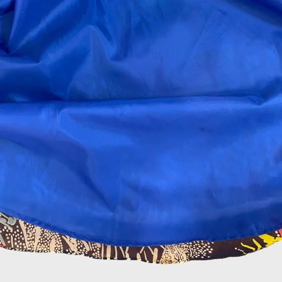 Vintage Don Luis De Espana Multicolor Funky Floral Print Flowy Maxi Dress S/M - Picture 9 of 12